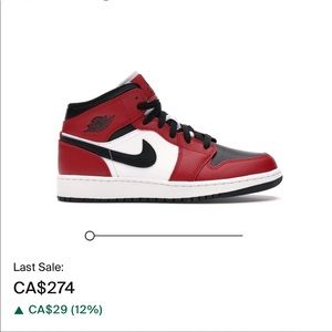 Air Jordan 1 Chicago Black Toe